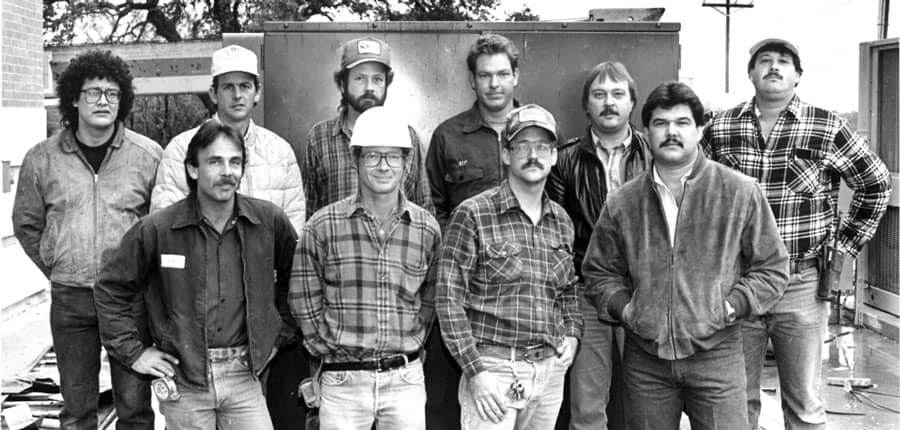 TAG Companies historical photo of crew